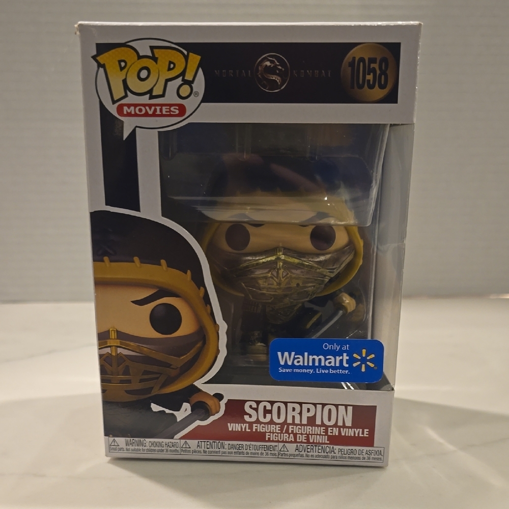 Funko Pop! Movies Scorpion Black and Gold Vinyl Figure